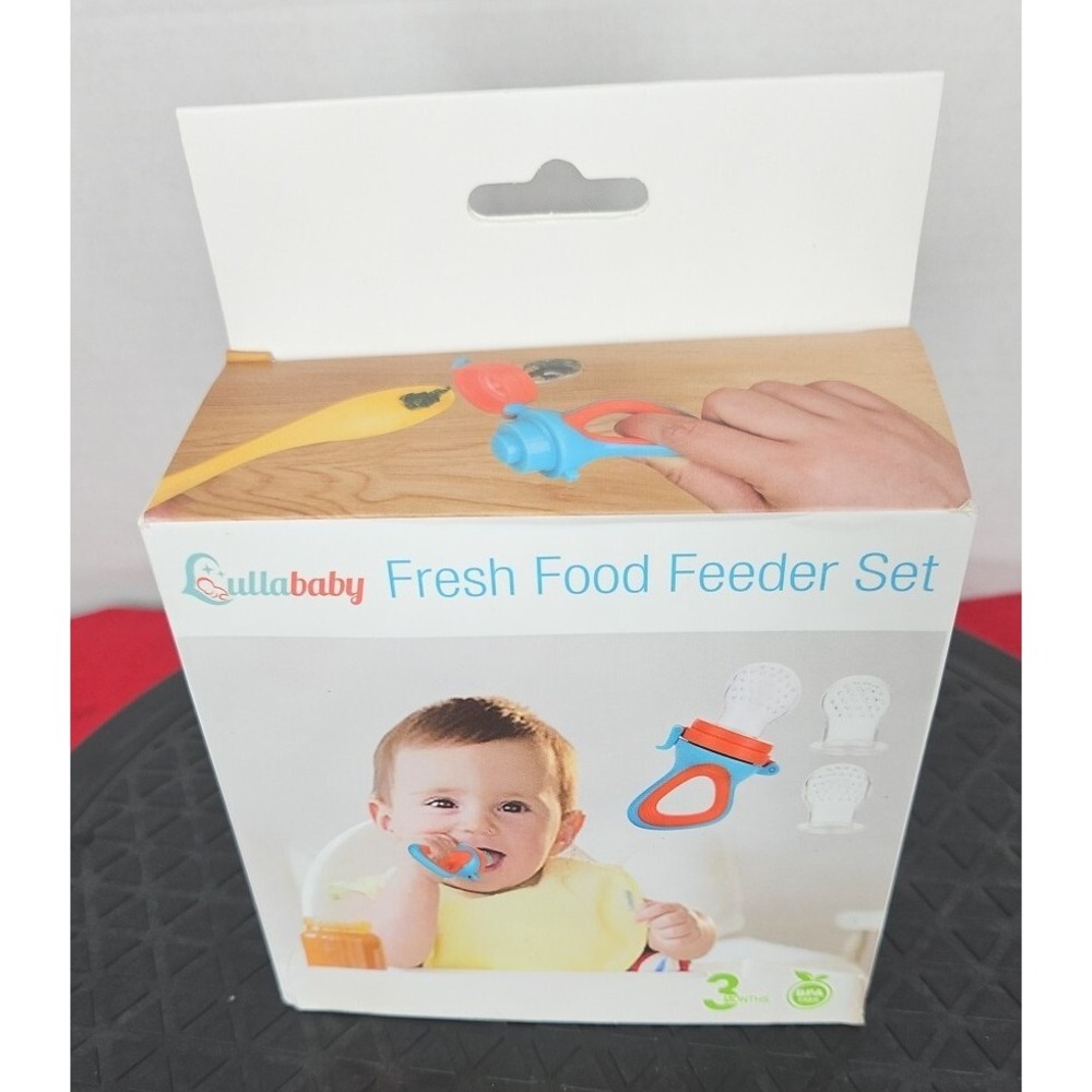 Lullababy Fresh Food Feeder Set NEW 3+ Months‎ BPA Free
